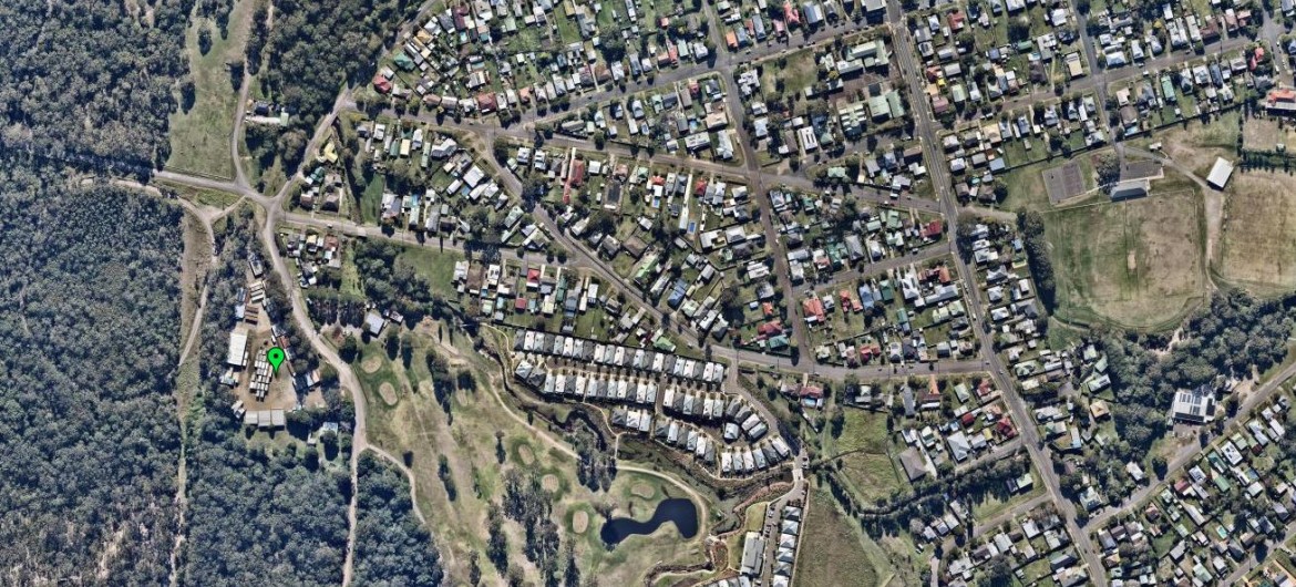 Bird's Eye View of Ausco Manufacturing Facility in Newcastle