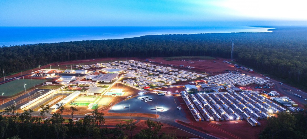 Amrun Village, 40 kilometres south of Weipa on the Cape York Peninsula in Far North Queensland.