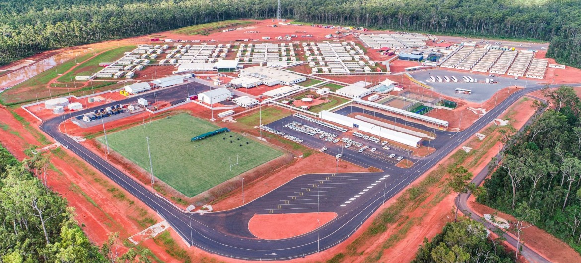 Amrun Village, 40 kilometres south of Weipa on the Cape York Peninsula in Far North Queensland.