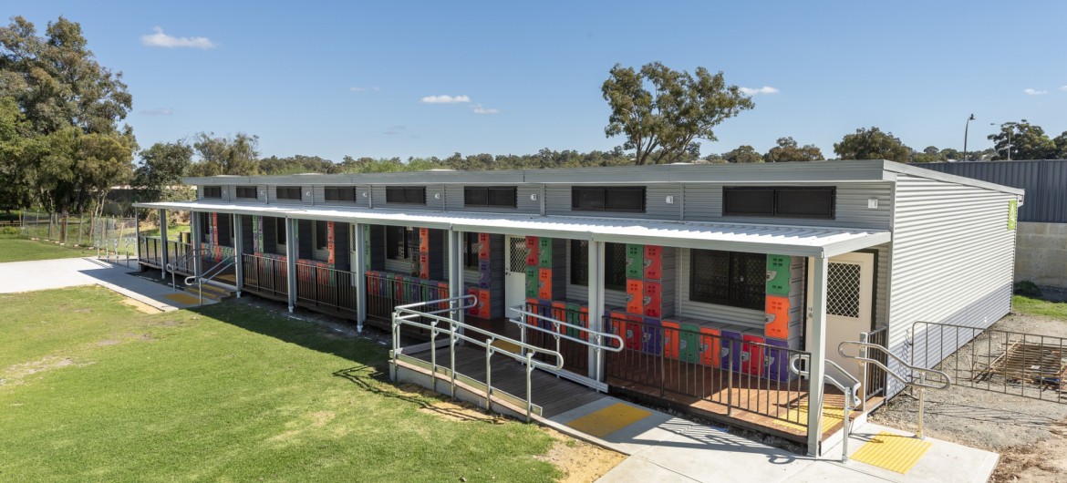 Transportable buildings at The King's College