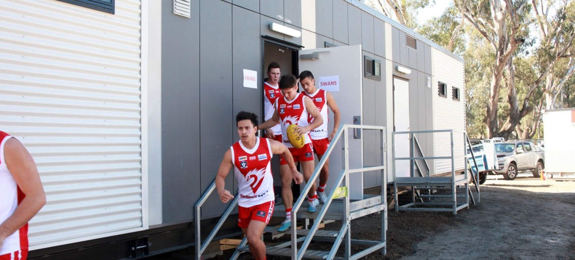 Rapid Deployment Changeroom Partnership - Shepparton Swans