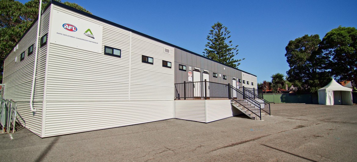 AFLW Rapid Deployment Changeroom