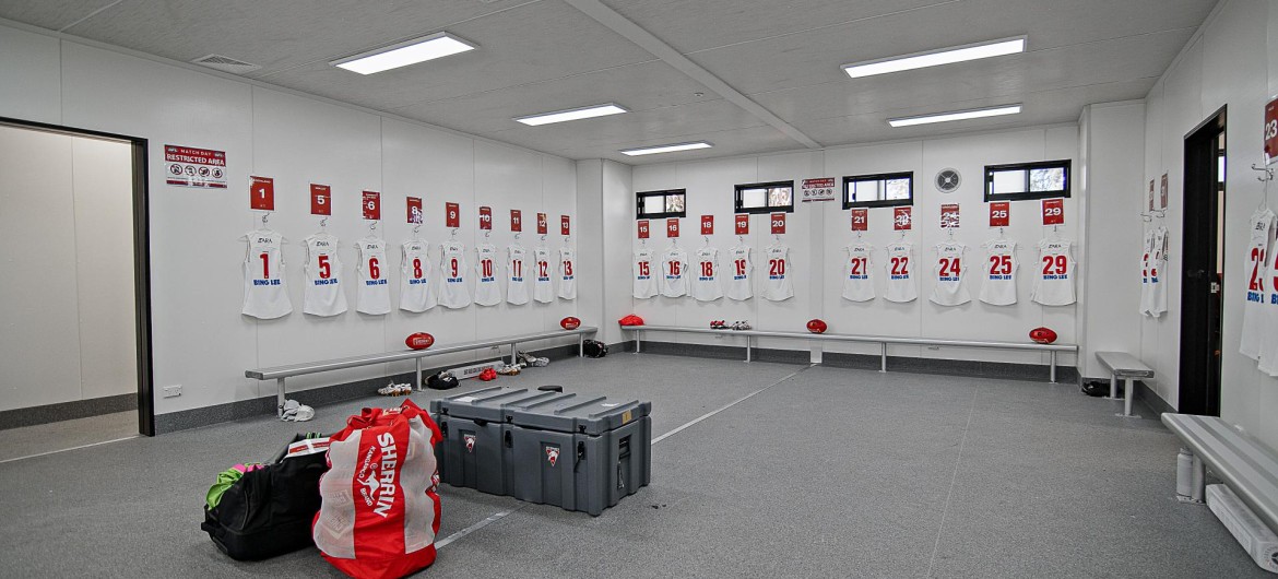 AFLW Rapid Deployment Changeroom