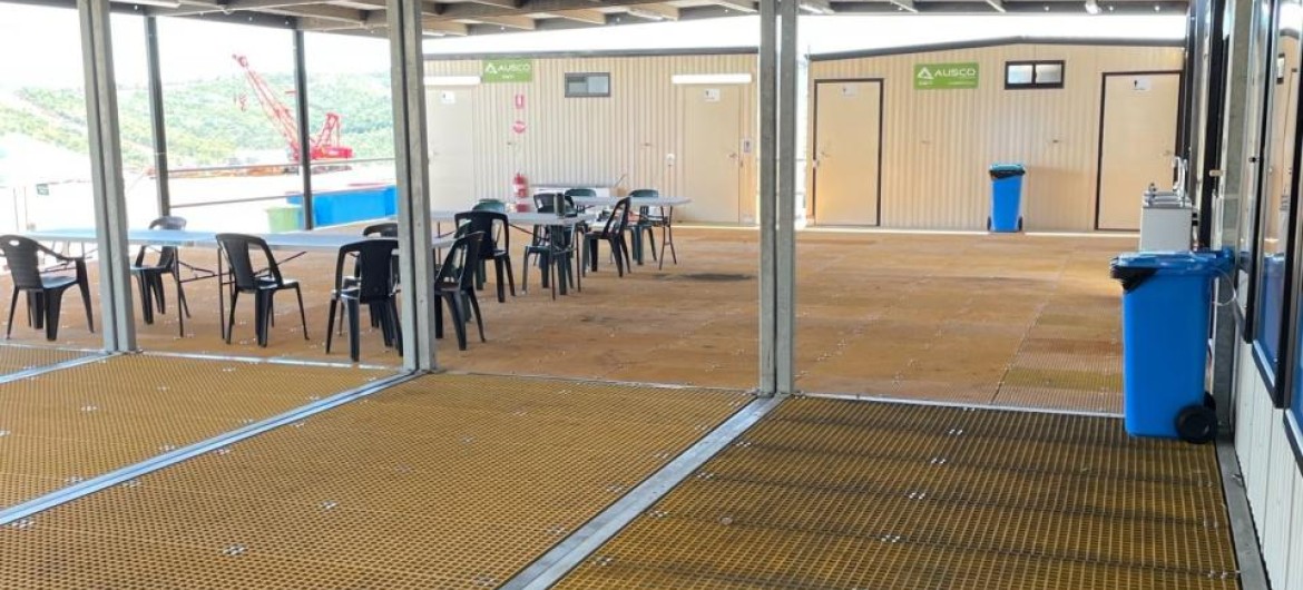 Lotus Creek Wind Farm Renewables temporary modular facility